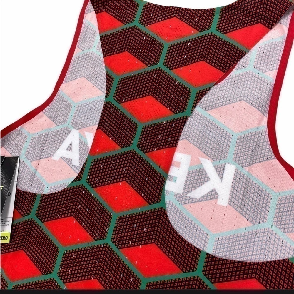 Nike women's Team Kenya Slim Fit Aerowswift Running Tank Singlet CV0371-673 M - Picture 5 of 11